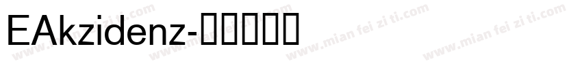 EAkzidenz字体转换