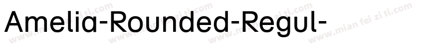 Amelia-Rounded-Regul字体转换