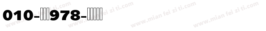 010-CAl978字体转换