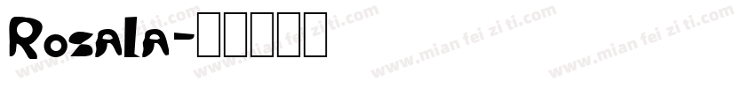 Rosala字体转换
