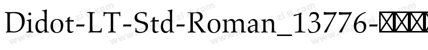 Didot-LT-Std-Roman_13776字体转换