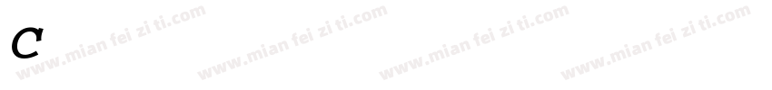Courier-BoldOblique字体转换