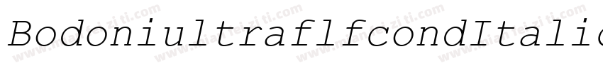 BodoniultraflfcondItalic-Rpv6字体转换