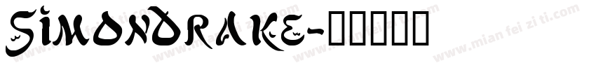 SimonDrake字体转换
