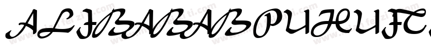 ALIBABABPUHUITI255字体转换