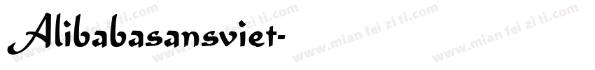 Alibabasansviet字体转换