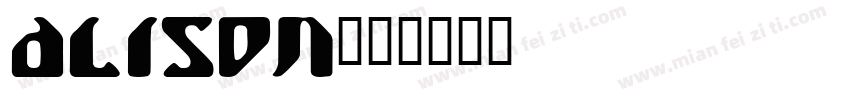 Alison字体转换
