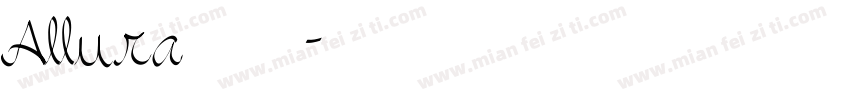 Allura字体下载字体转换