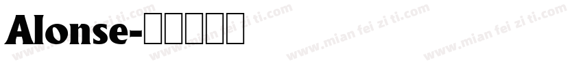 Alonse字体转换