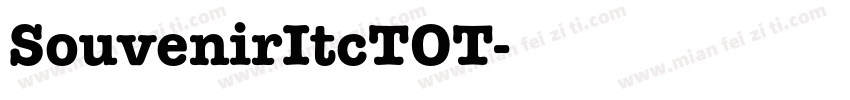 SouvenirItcTOT字体转换