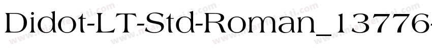 Didot-LT-Std-Roman_13776字体转换