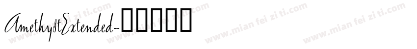 AmethystExtended字体转换