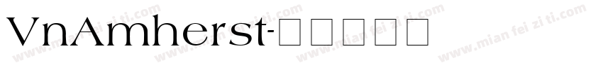 VnAmherst字体转换