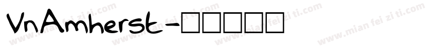 VnAmherst字体转换