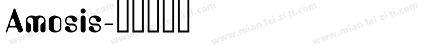 Amosis字体转换