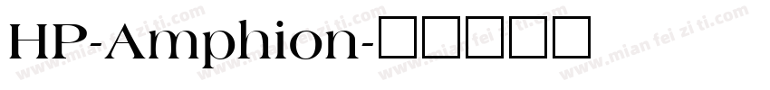 HP-Amphion字体转换