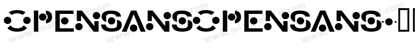 opensansopensans字体转换