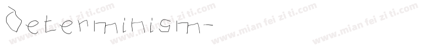 Determinism字体转换