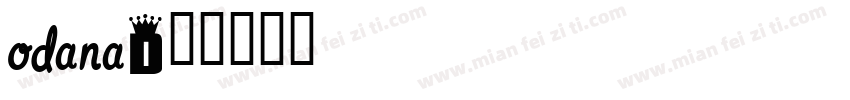 Odana字体转换