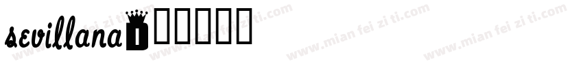 Sevillana字体转换