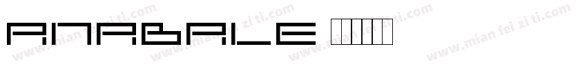ANABALE字体转换