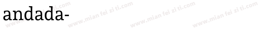 andada字体转换