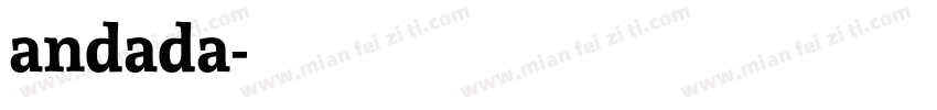 andada字体转换