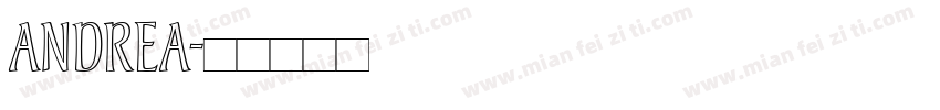 andrea字体转换