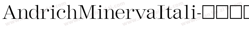 AndrichMinervaItali字体转换