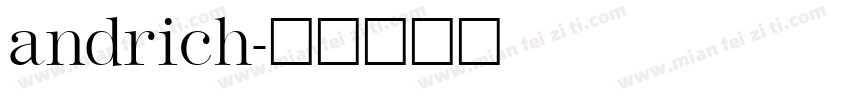 andrich字体转换