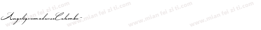 AngeliquemadouceColombe字体转换