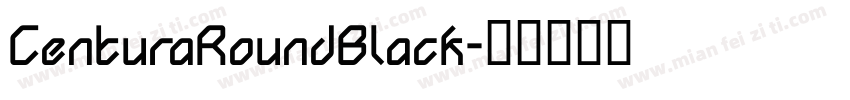 CenturaRoundBlack字体转换