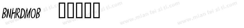 BNHRDMOB字体转换