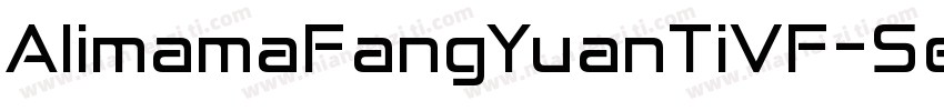 AlimamaFangYuanTiVF-SemiBoldSquare字体转换