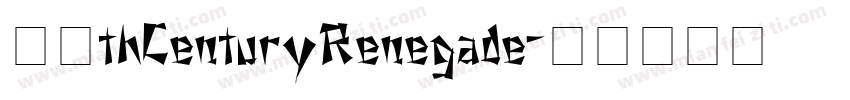 19thCenturyRenegade字体转换