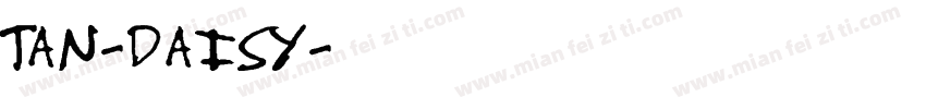 TAN-DAISY字体转换