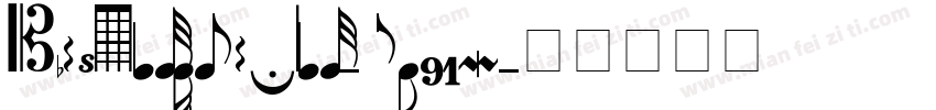 BigstarRegular-jE91M字体转换