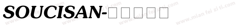 SOUCISAN字体转换