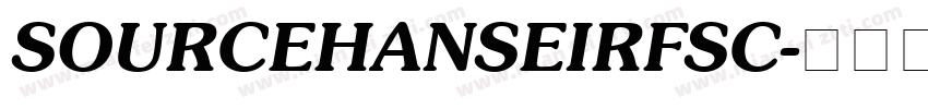 SOURCEHANSEIRFSC字体转换