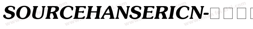 SOURCEHANSERICN字体转换