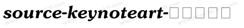 source-keynoteart字体转换