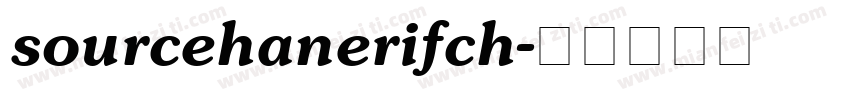 sourcehanerifch字体转换