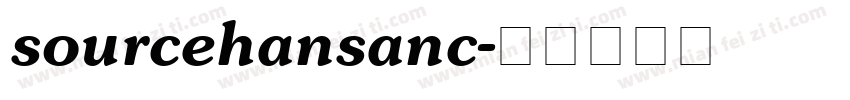 sourcehansanc字体转换