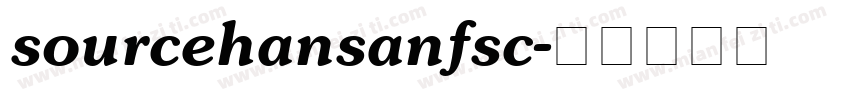 sourcehansanfsc字体转换