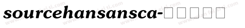 sourcehansansca字体转换