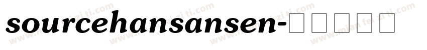 sourcehansansen字体转换