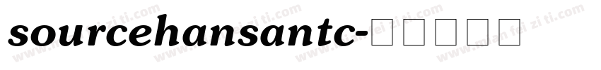sourcehansantc字体转换