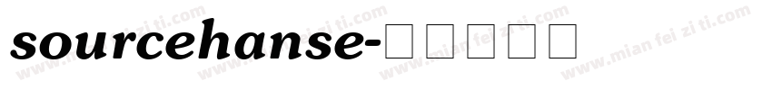 sourcehanse字体转换
