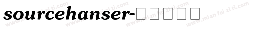 sourcehanser字体转换