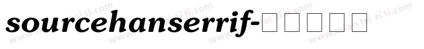sourcehanserrif字体转换